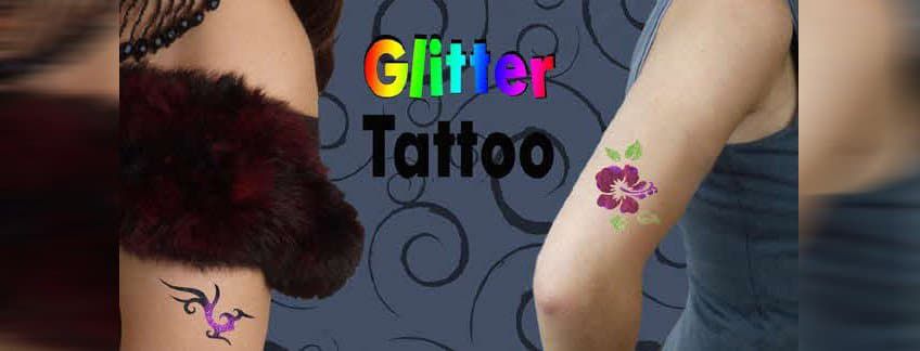 Glitzer Tattoo